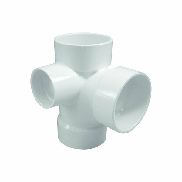 Genova Products Tee W-R Inlet 3x3x2 In 77232